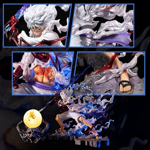 Gear 5 Luffy Figure Luffy Figure Statue Figurine Birthday Gifts PVC 11" - 第 3/8 張圖片