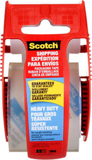 Heavy Duty Shipping Packaging Tape, 1 Roll with Dispenser, 1.88" X 22.2 Yards