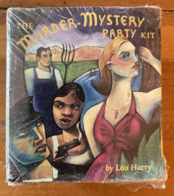 The Murder Mystery Party Kit by Lou Harry Name Tags Mini Book Booklets