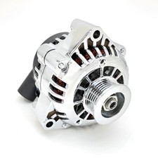 Gm Ls Alternator Ls1 Ls6 180 Amp F-body Cs130d Style 12v High Output Chrome
