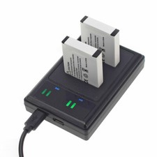 2x Batteria EN-EL12 + Caricabatterie per Nikon Coolpix AW100 AW100s AW110s AW120s AW130s