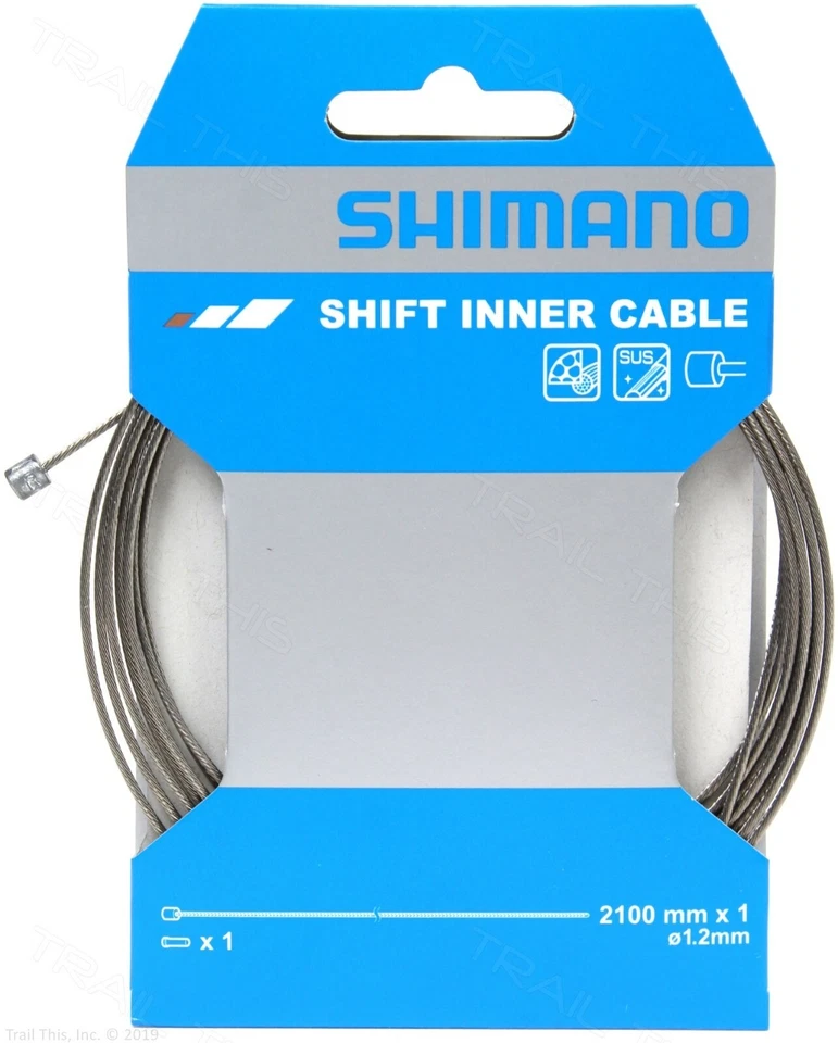 Shimano Stainless Steel Shift Cable + Steel Brake Cable Set for Road MTB Bike - Image 3 of 3