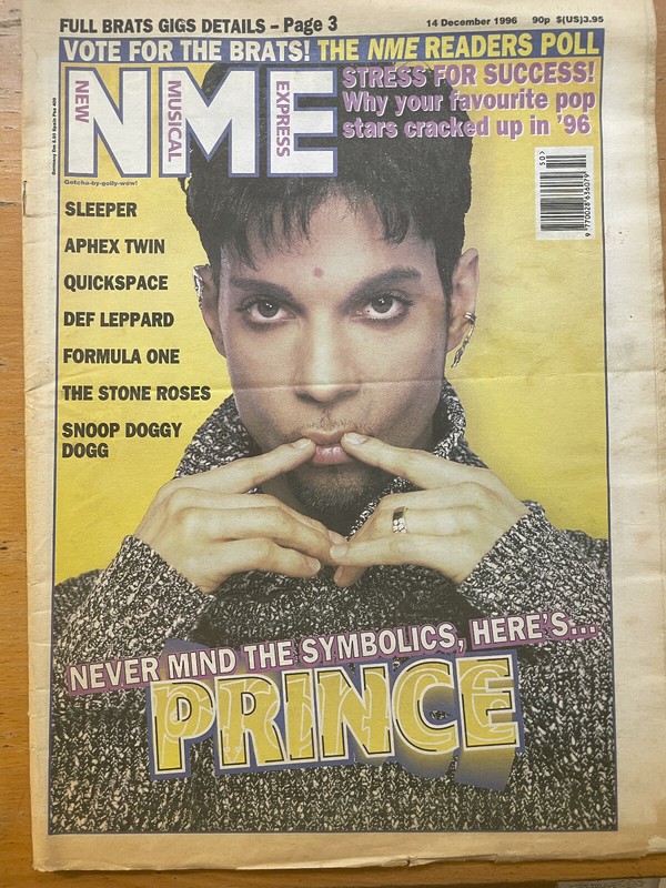 NME Magazine Dec 1996 Prince Stone Roses Snoop Def Leppard Vintage Rock News