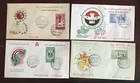 Egyptian First Day Of Issue 4 Envelopes since 1959