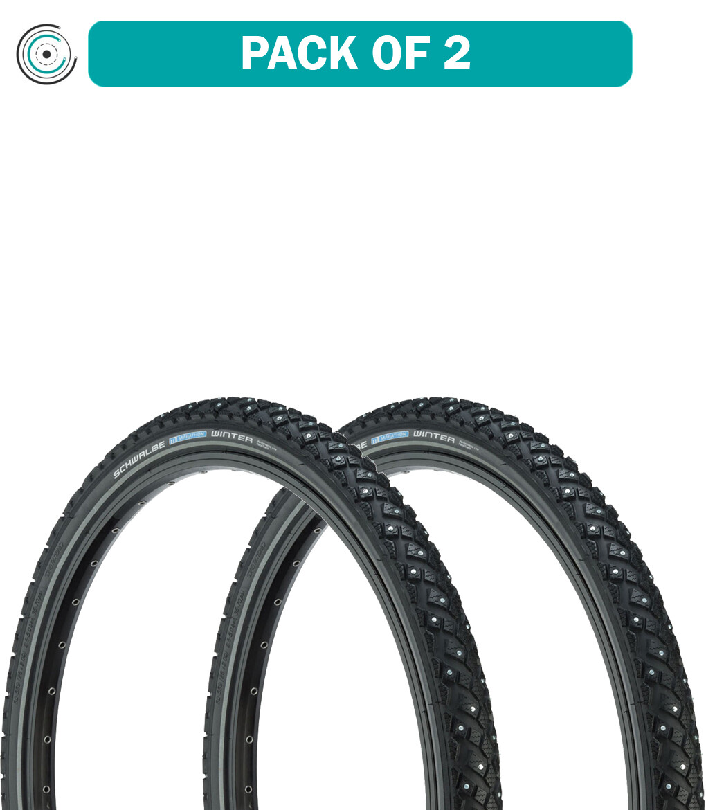 2 Комплекта шин Schwalbe Marathon Winter Plus 29x2 Clincher Wire Performance Line