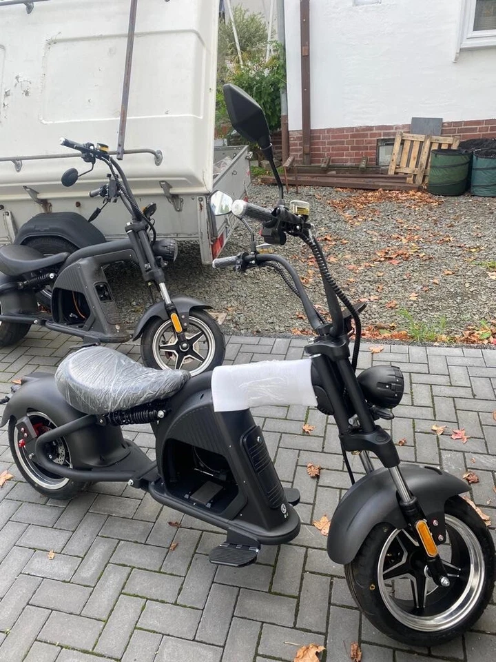 Elektro Roller Mofa Chopper 45kmH Straßenzulassung - Bild 3 von 4