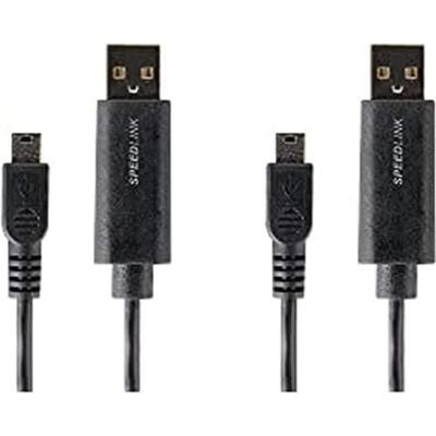 Speedlink Ladekabel PS3-STREAM Play&Charge Cable Set für PS3 Gamepad Schwarz