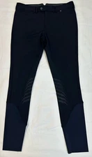 New Samshield Men’s Dark Navy Knee Grip Breeches Riding Hunting Size 42 US 32