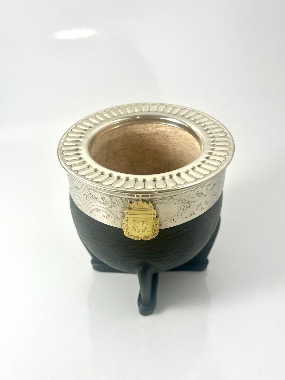 Yerba Mate Gourd Imperial  - Argentina logo and stainless steel straw