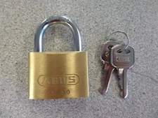 ABUS 55/50 SERIES 5 PIN BRASS BODY PADLOCK KEYED DIFFERENT