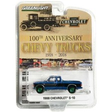 Greenlight 1:64 1988 Chevrolet S-10 Extended Cab-100th Anniversary 28080 B chase