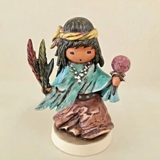 DeGrazia ~ Porcelain Figurine ~ 1990 ~ "Little Medicine Man" - Rare~Hard to find