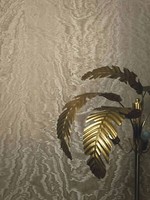 Vliestapete Wellen Moiré Effekt Linien Struktur Gold Metallic 34922 (9,94€/1Qm)