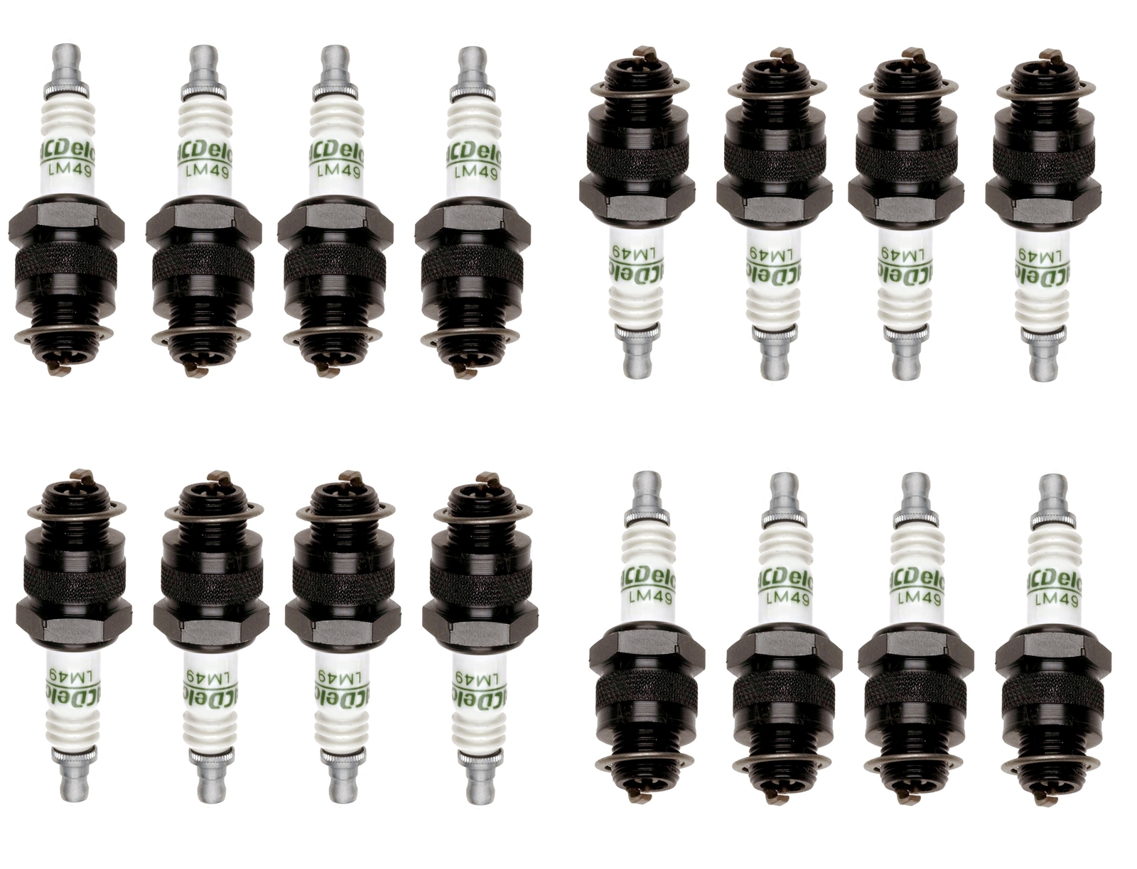 Set Of 16 Spark Plugs AcDelco For Cadillac Series 90 7.1L V16 1938-1940