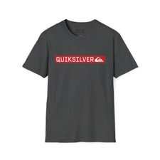 Quiksilver Outlaw Surf Red Words Logo T-Shirt