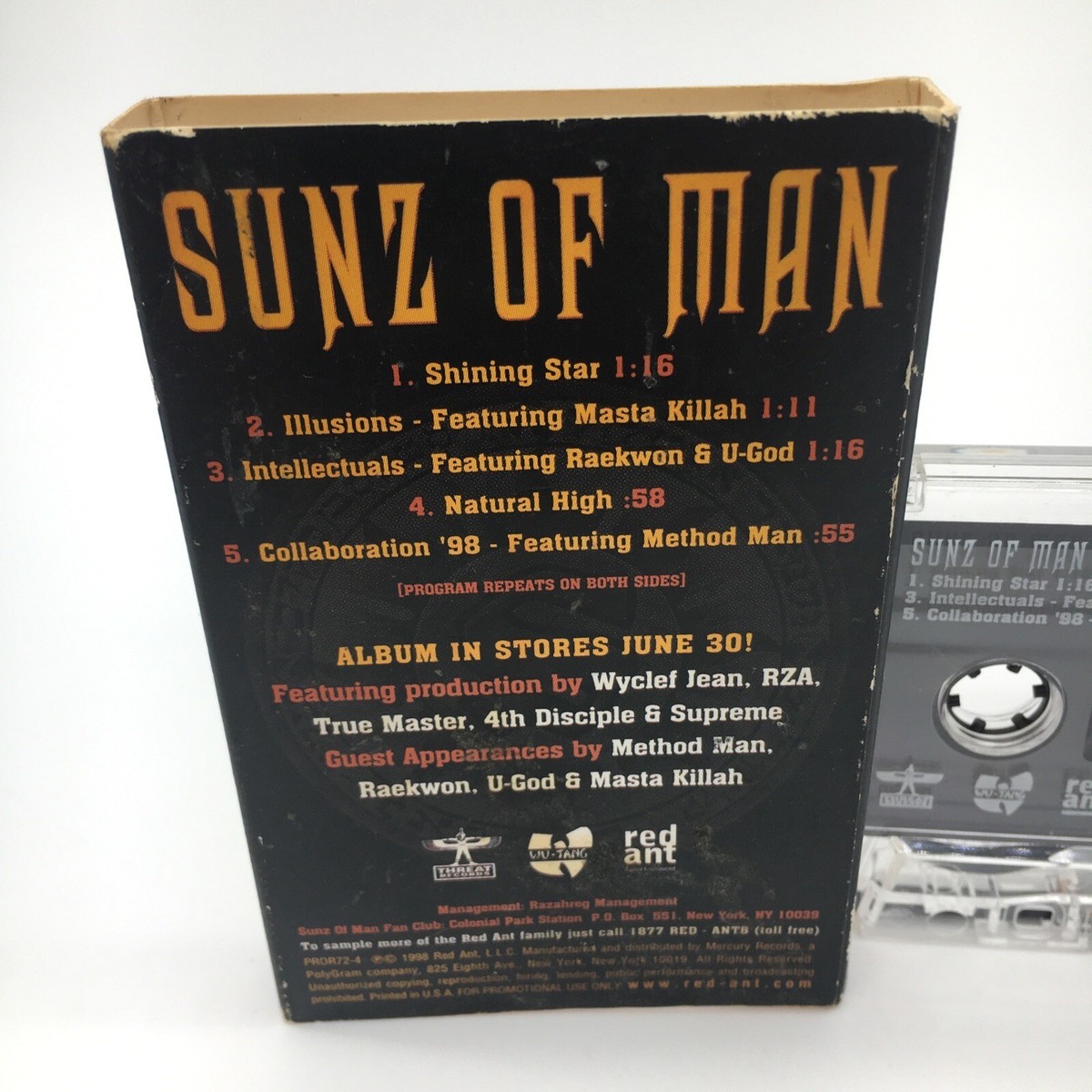 Sunz Of Man Cassette Sampler - And The Last Shall Be First