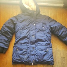LANDS END Girl's Expedition Waterproof Down Parka Navy/midnight indigo Xl 16