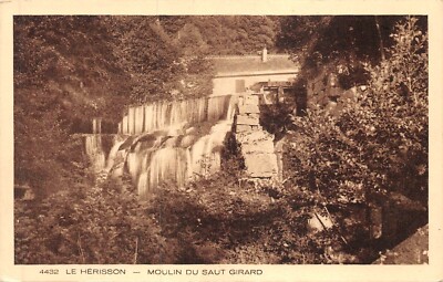 Old postcard Le Hérisson - Moulin du Saut Girard (129104)