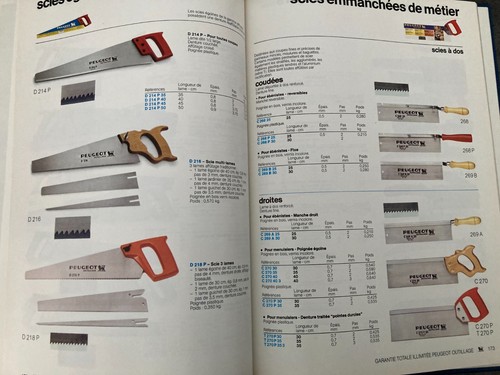 Catalogue Outillage à main PEUGEOT OM 81 E14 - Imagen 3 de 15