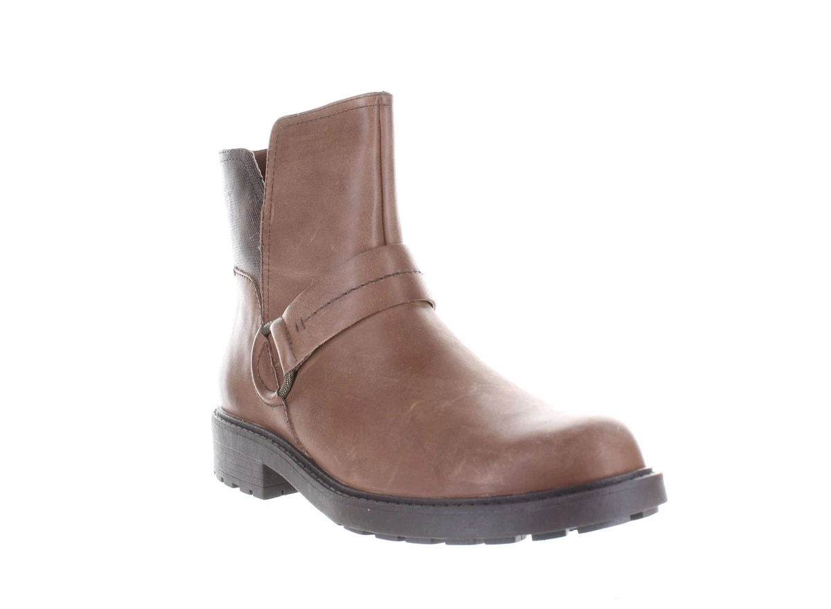 Clarks Womens Brown Ankle Boots Size 8.5 Wide 7597719