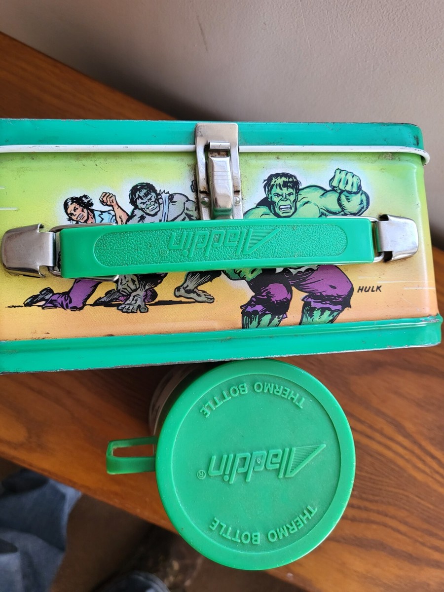 ペンタングル BOXセット 【廃盤】 1978 VTG Metal Incredible Hulk Lunch Box w/Thermos Great condition