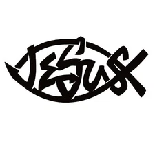 Jesus Fish Vinyl Decal