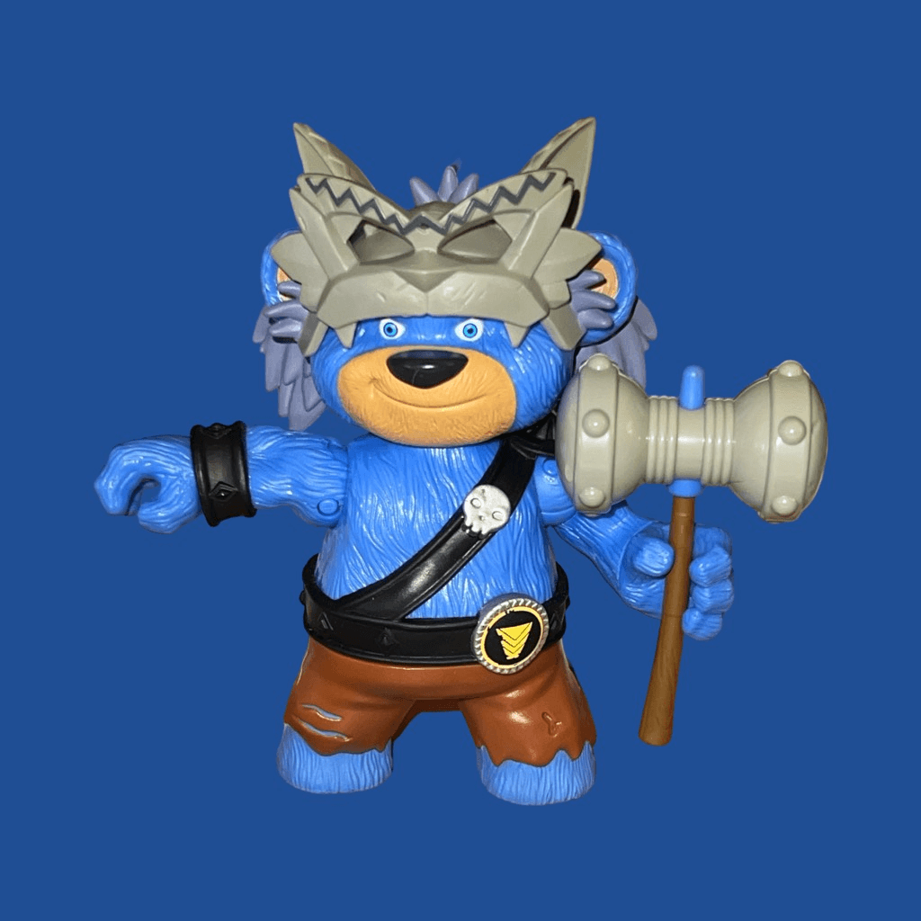 Zag Power Players Bearbarian Basic Figure  Complete B5