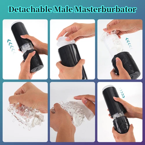 Men Sex Toy Male Masturbaters Automatic HandsFree Rotating Cup Thrusting Stroker - Picture 7 of 9