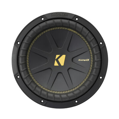 Kicker CWCS15, CompC 15'' Single 4 Ohm Voice Coil Subwoofer, 600W (50CWCS154)