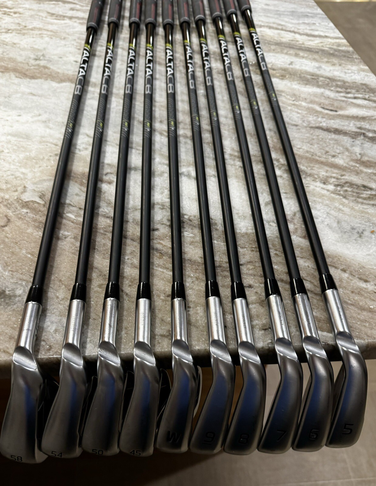 Ping G430 Blue Dot Full Iron Set R Regular Alta CB Graphite Shafts +.5