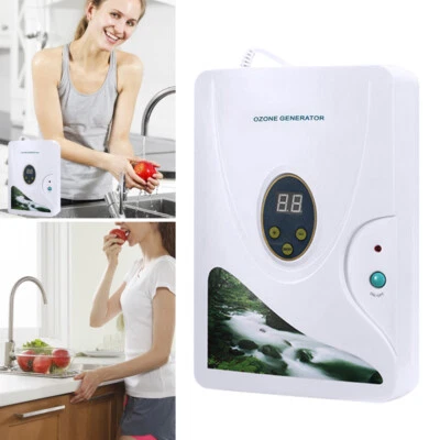 MARKENLOS 600mg/h Ozongenerator Digital Ozon Generator Entgiftung Maschine für Obst Gemüse