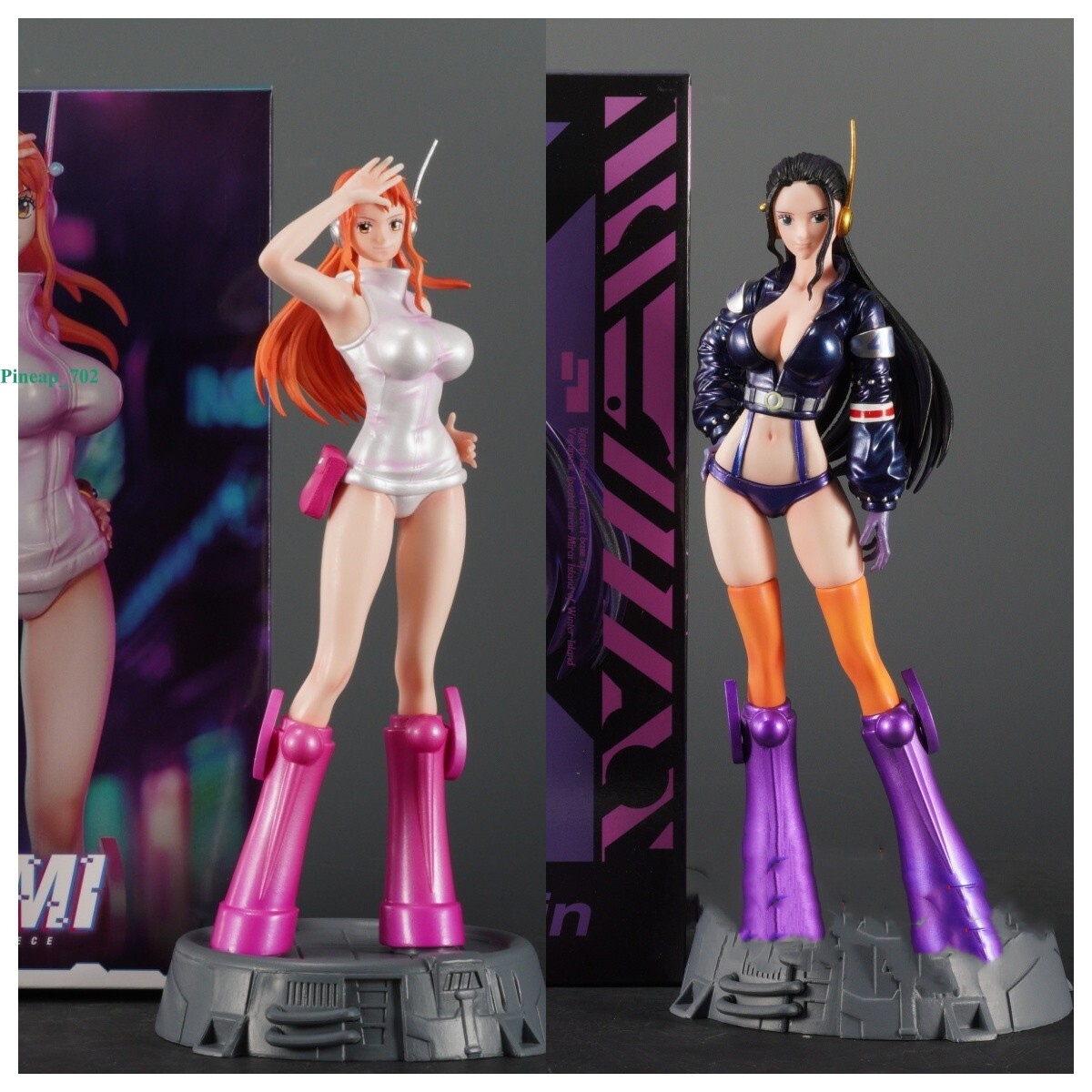 Figura de acción modelo Nami & Robin de anime Egghead Island estatua juguete en caja coleccionar