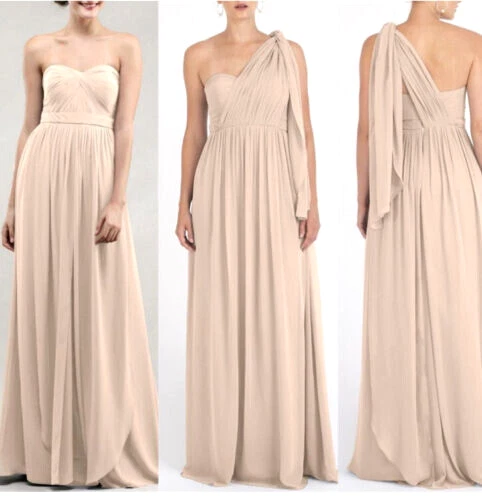 Jenny yoo strapless chiffon best sale gown