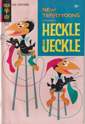 THE NEW TERRYTOONS #7   HECKLE AND JECKLE * SILLY SIDNEY  GOLD KEY  1970  NICE!!