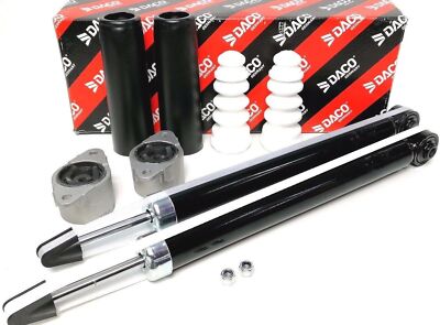 2x DACO Stoßdämpfer mit 2x Domager mit Protection kit FORD FIESTA V 5 MAZDA 2
