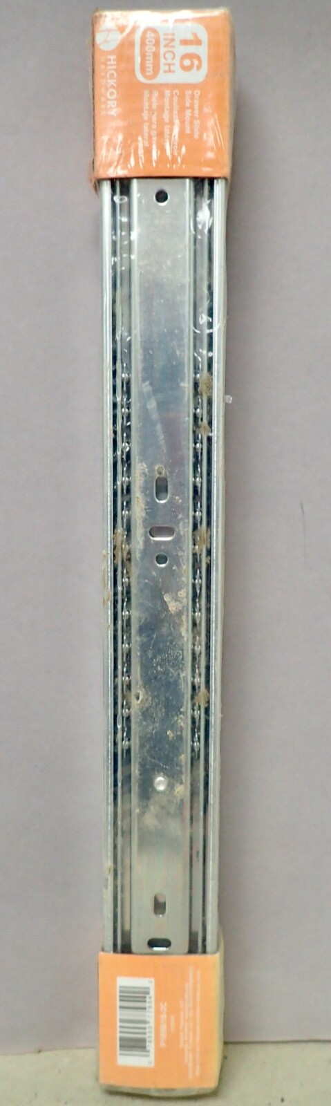 Hickory Hardware P1050 16-2C  16" Drawer Slide Side Mount 100 Lb Capacity NOS