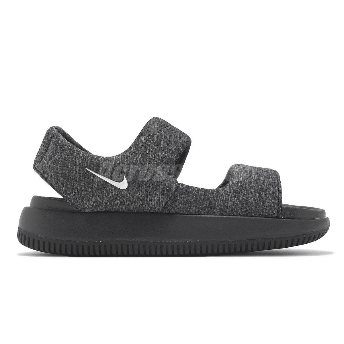 Nike Wmns Calm Sandal SE Black Metallic Silver Women Casual