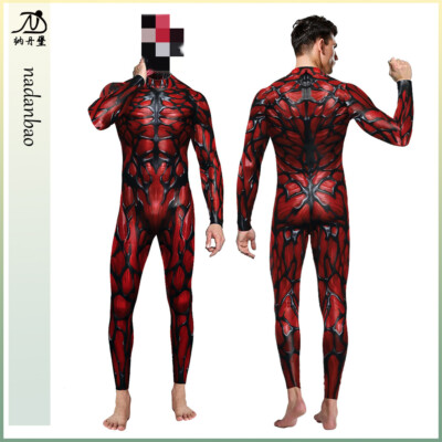 Venom Let There Be Carnage 3D Cosplay Costumes Halloween Jumpsuit party bodysuit