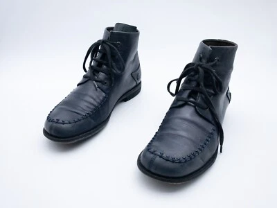 Gabor Bottines À Lacets Pour Femmes Bleues Taille 39 EU Art 25900-30 - Photo 1/4