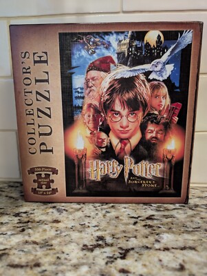 Harry Potter Collector's 550 Piece Puzzle 18 x 24 Sorcerer's Stone Complete 