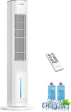 LEENON 3in1 Evaporative Air Cooler, 38" Tower Fan with Remote, As Low As 35dB Qu