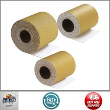 80 180 320 Grit Psa Longboard Sandpaper Roll 2-34 X 15 Yd Stickyback Wood Auto