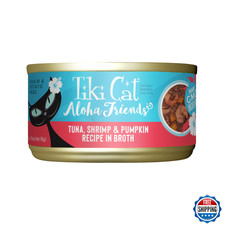 Tiki Cat Aloha Friends Tuna Shrimp Pumpkin Grain-Free Wet Cat Food 12x3oz