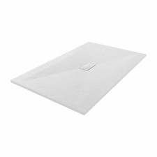SMC White Black Anthracite Shower Tray for Shower Enclosure Slate Stone Effect