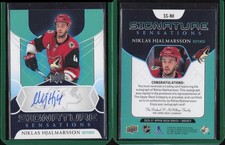 2020-21 Upper Deck Signature Sensations Auto #NH Niklas Hjalmarsson Coyotes