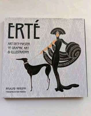 Erte Art Deco Master Graphic Art Illustration Rosalind Ormiston Hardcover VG