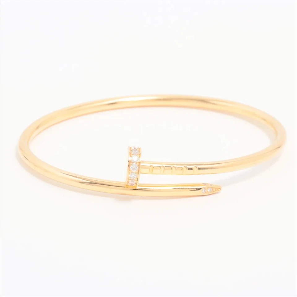Cartier Juste un Clou SM diamond Bracelet 750(YG) 8.2g 14