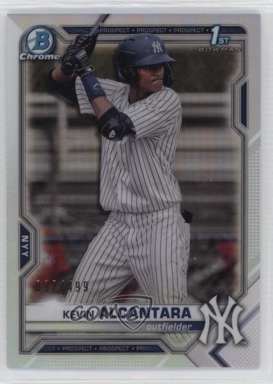 2021 Bowman Chrome Prospects Refractor 92/499 Kevin Alcantara #BCP-97 11qd
