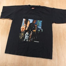 vtg 90s y2k LUCASFILM Star Wars movie promo t-shirt YOUTH KIDS BOYS XL tag