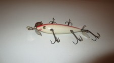 EARLY VINTAGE PFLUEGER CHAMPION BRASS TACK + WASHER EYES HPGM 5 HOOK LURE ORANGE